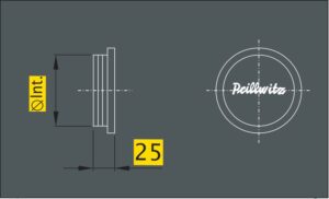 Cañería de bajada modular Descripción de la imagen