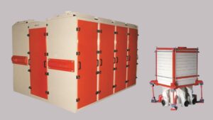 Dos configuraciones de plansifter para cernido de harina